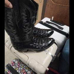 Alligator Mens Boots Size 10 AND Eel Skin Boots!!