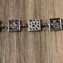 Lois Hill sterling silver bracelet