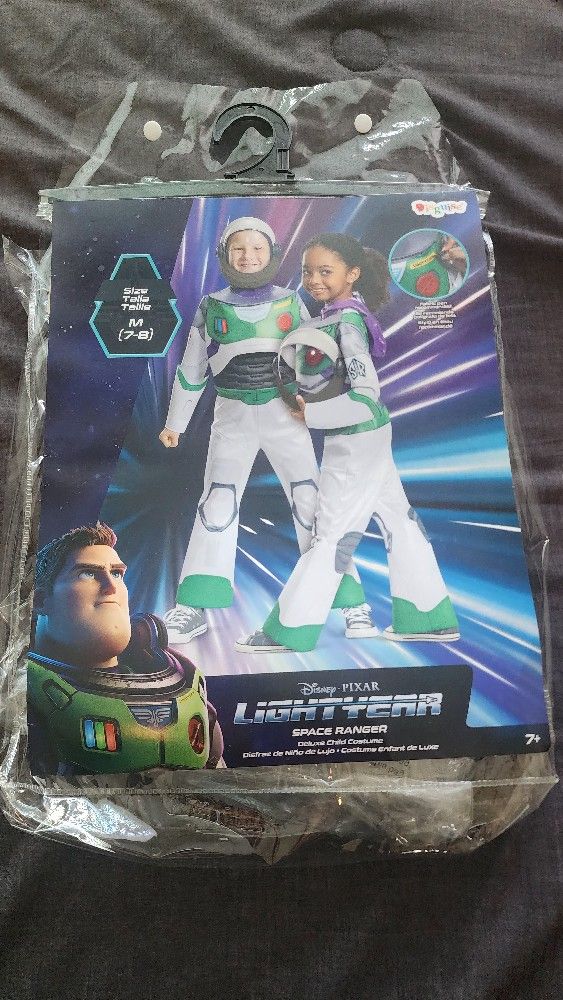 Buzz Lightyear Boys Costume Size 7-8