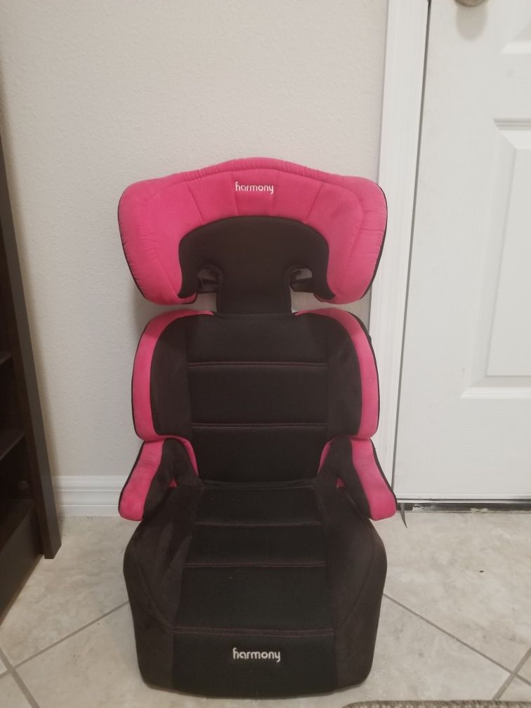 Harmony Juvenile Dreamtime Deluxe Comfort High Back Booster Car Seat, Pink