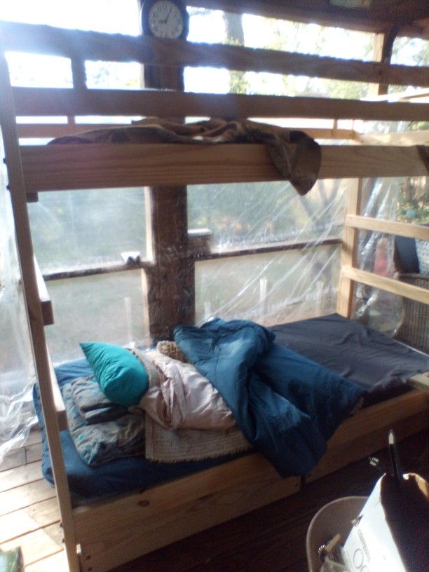 Twin Bunk Beds With Bunkie Boards And Two Drawers With Wheels