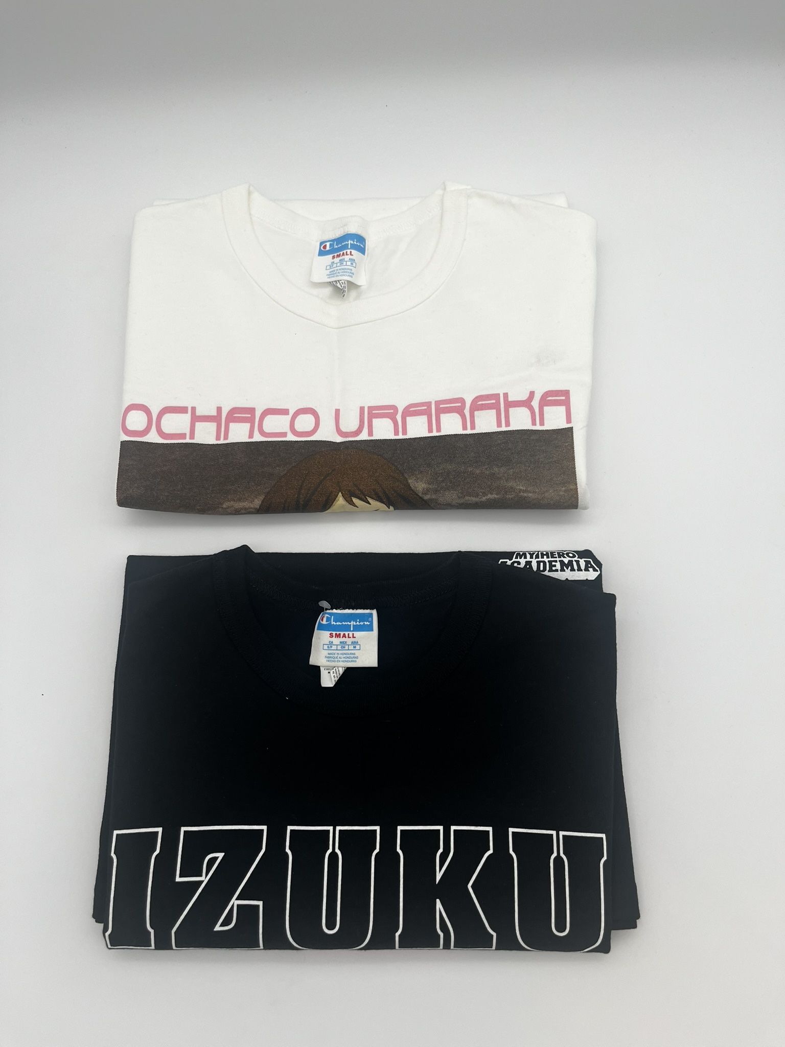 Ochaco Uraraka and Izuku Champion T- Shirt Size SMALL