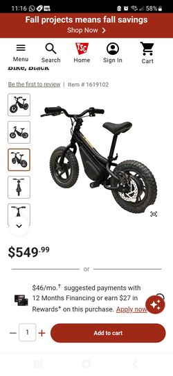 Kid's Electric Bicycle