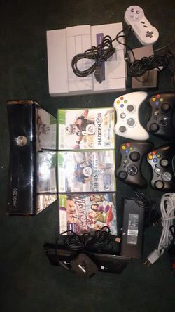 XBOX 360 + SUPER NINTENDO