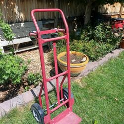 4 Foot Loading Dolley Dolly Red 4 Wheels