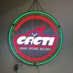 Travis Scott Cacti Neon Sign