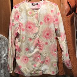 Size Medium Scrub Jacket And Top