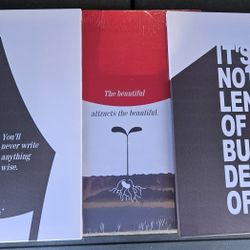 Set of 3 Motivational Canvas Prints new