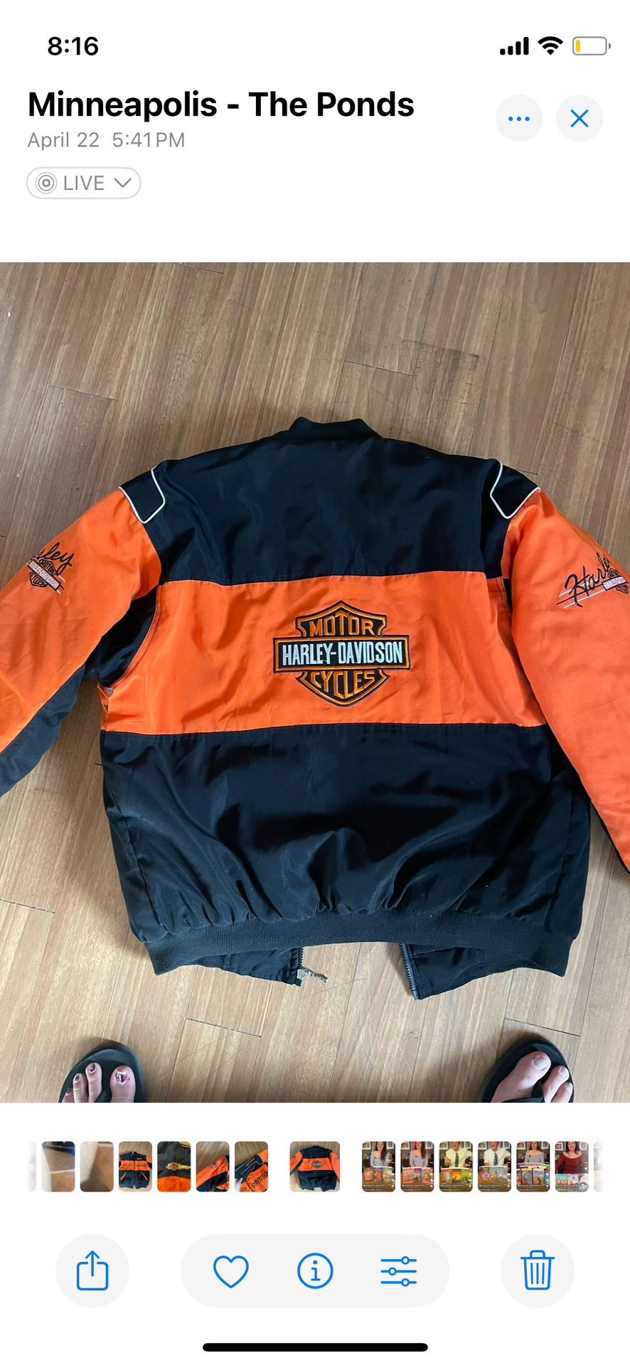 HARLEY DAVIDSON JACKET SIZE XL