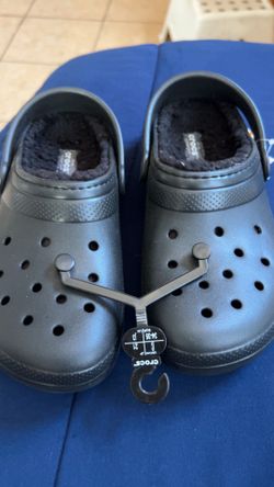 Fue lined kids crocs