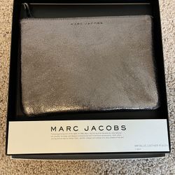 Marc Jacobs Metallic Leather Pouch/Clutch - Brand new!