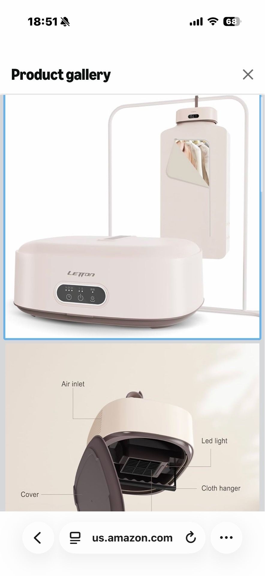 Portable clothes dryer