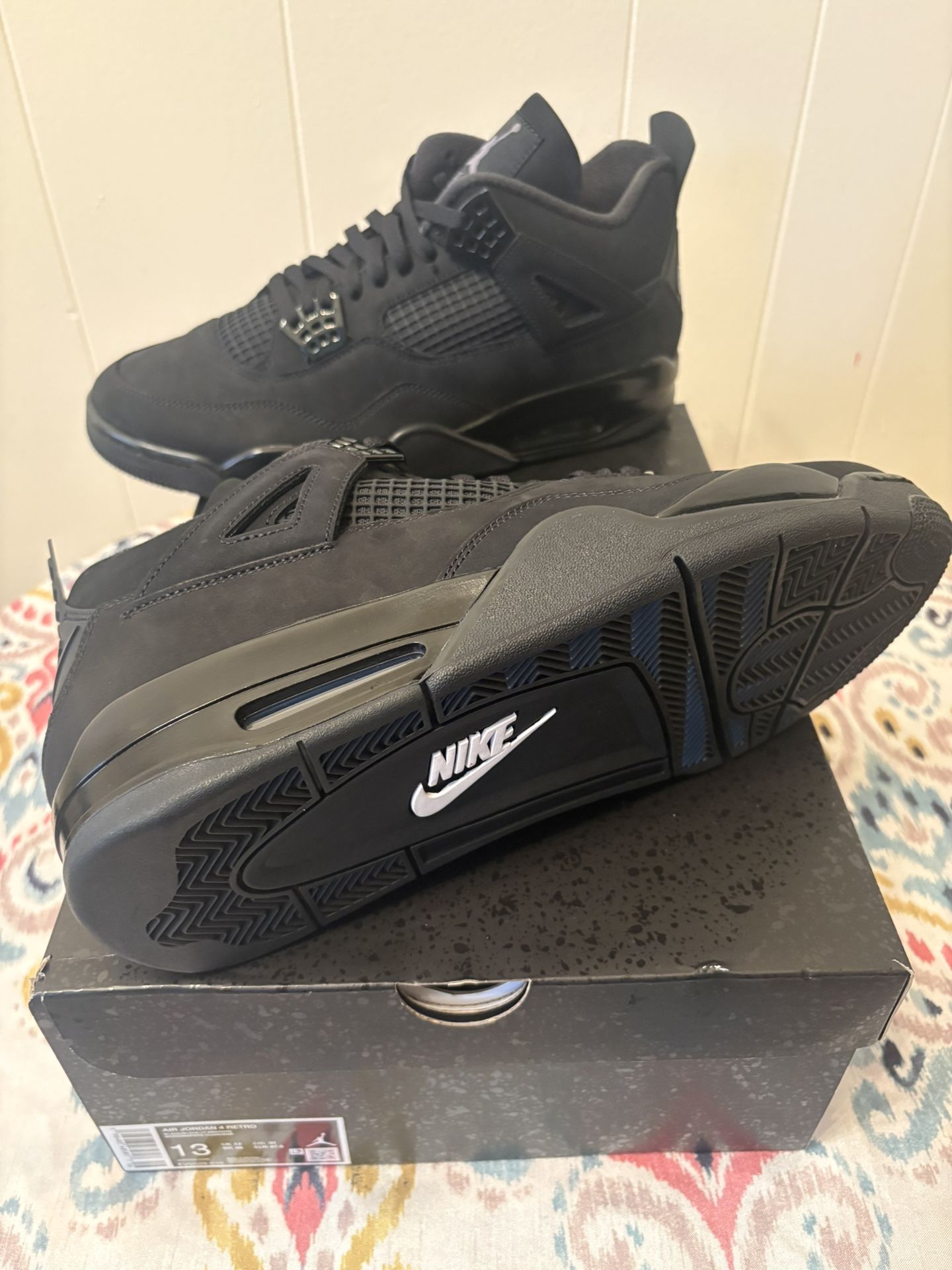Air Jordan 4 Retro “Black Cat” Size 13
