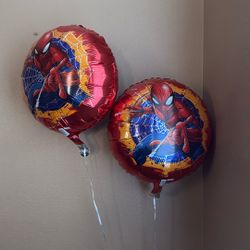 Two Spider-Man Balloons 