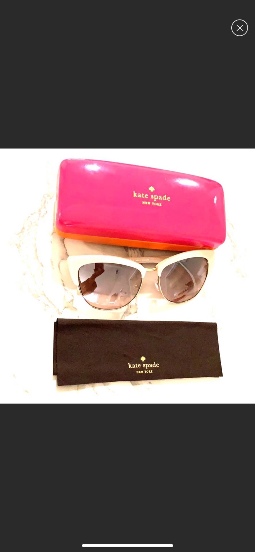 Rare!! Authentic 100% Guaranteed! Kate Spade Hello Sunshine Sunglasses Sold Out! Like New Condition!