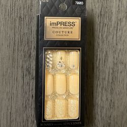 Kiss Impress Press on Embellished Nude Couture Collection