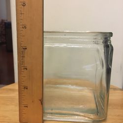 Square Glass Jar