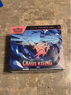 Pokemon Trading Card Game: Mega Evolution Chaos Rising Elite Trainer Box
