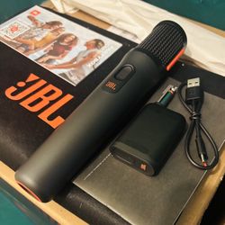 JBL Wireless Microphone & Adapter Receiver w/ Dual Channel Connection (Partybox Original)
