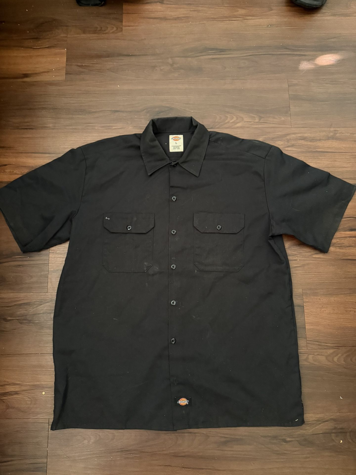 Black Dickies Button Up