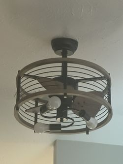 Small Ceiling Light And Fan