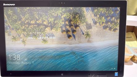 Lenovo AIO Pc Touch Screen Cracked  OBO 
