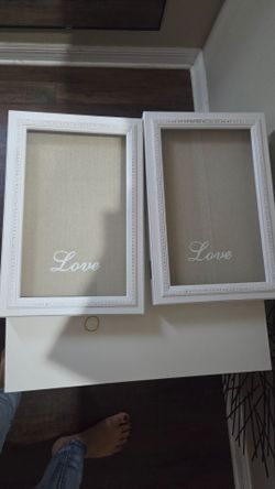 2 set Nicole Miller Home Shadow Box Display Cases