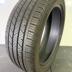 V734  245 45 20 99V  Continental  CrossContact  One Used Tire 80% Life 