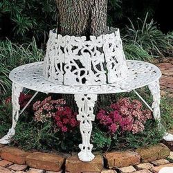 Cast Iron Tree Ring Bench