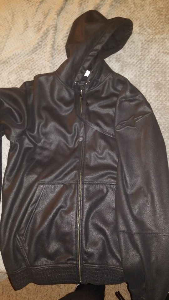 Alpine stars zip up jacket with hoody