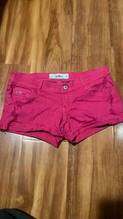 Low rise hollister pink shorts