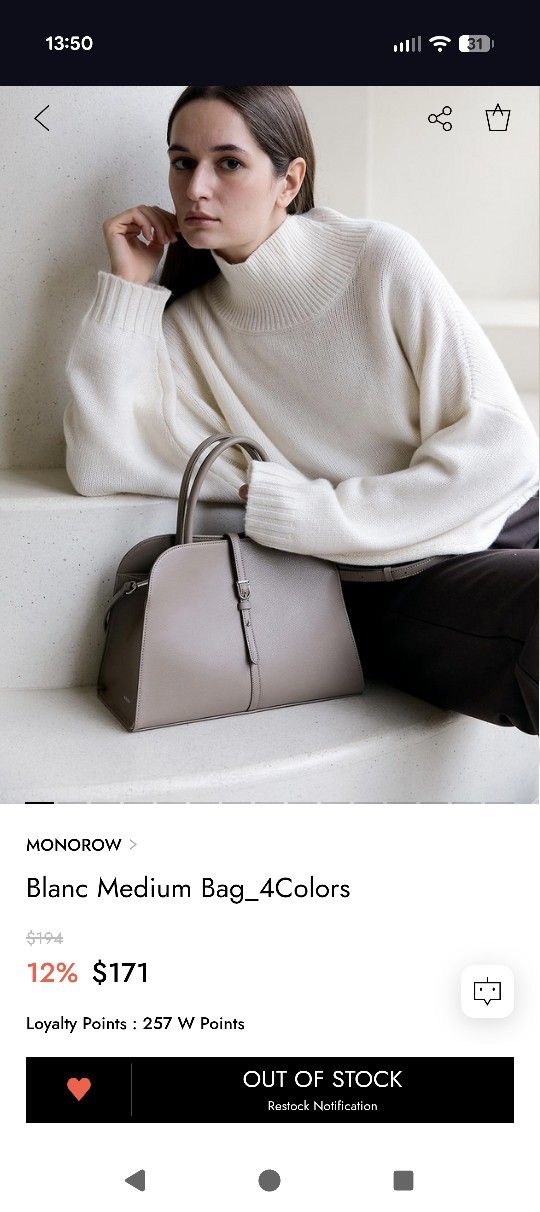 Monorow Women Bag (Korean Brand)