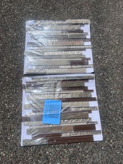 Glass and Stone Linear Mosaic Tile Sheets