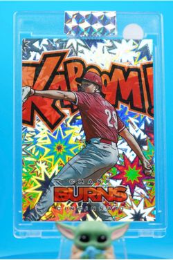 2024 Panini Prospect Edition CHASE BURNS Rookie KABOOM Case Hit SSP REDS