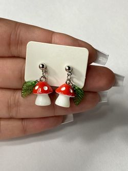 Mushroom 🍄 Earrings 