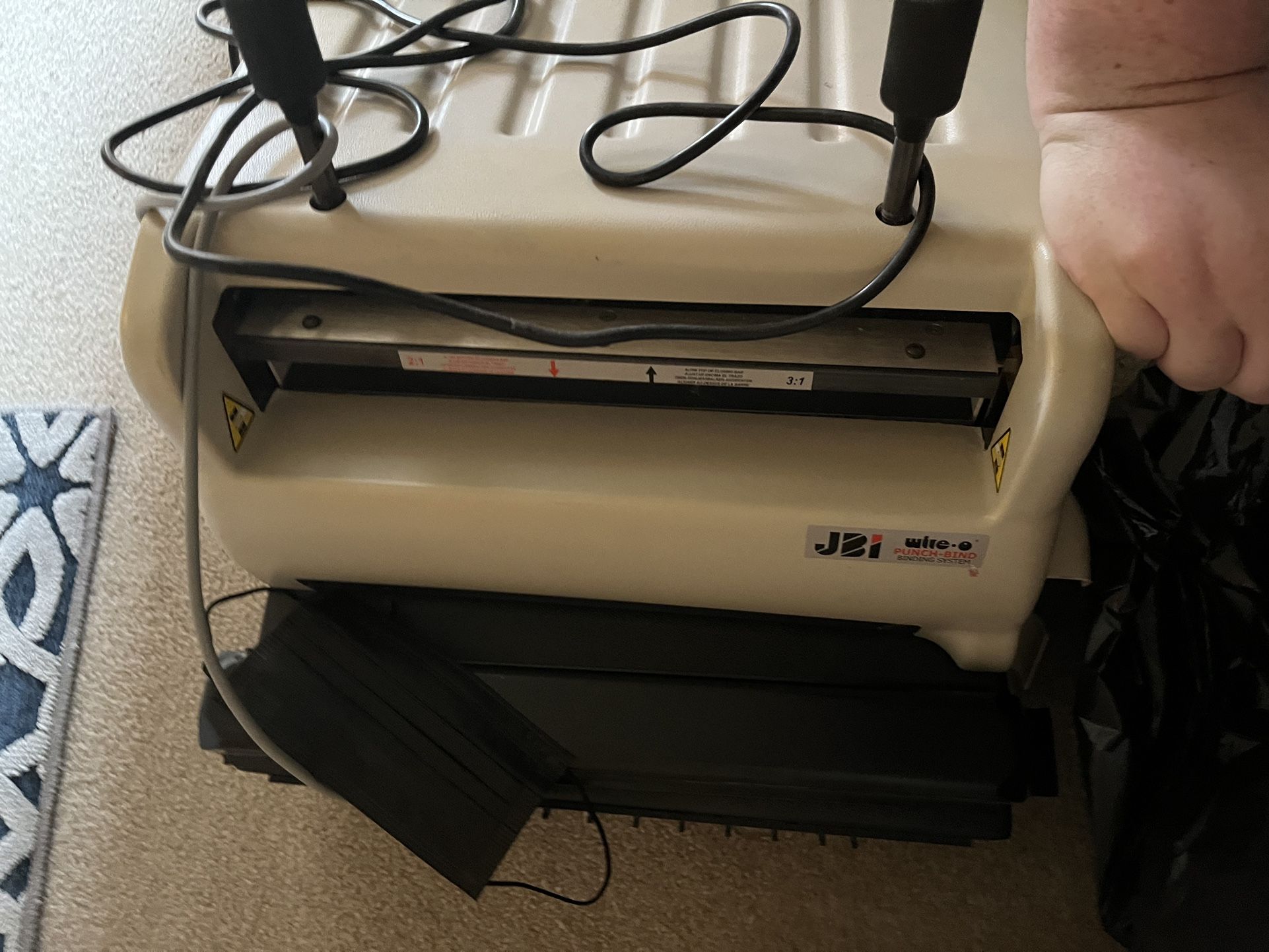 James Burn JBI Wire-O Punch & Bind Binding Machine *Now Only $200*