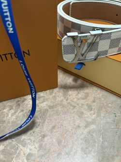LV Belt Silver Buckle