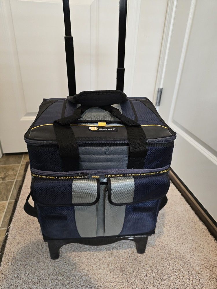 Collapsible Insulated Cooler on Wheels