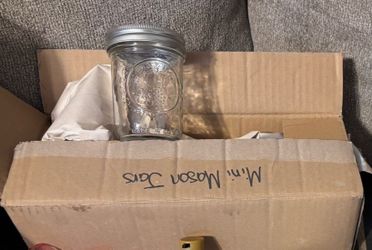 Mini Mason Jars with Lids (8)