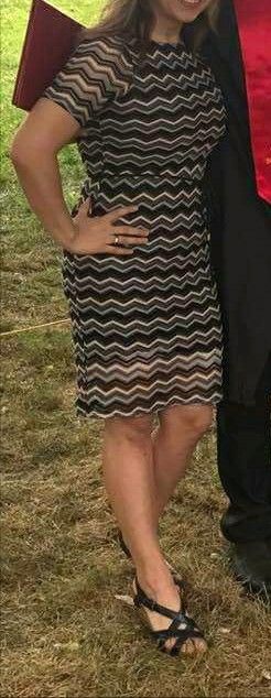 small navy dress worn once