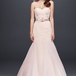 Blush wedding hot sale dress davids bridal