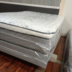 💯💯🔥🔥$199 Queen Mattress And Box Spring $199💯💯🔥🔥 Colchones 