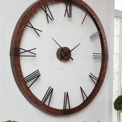 Uttermost 60.25" Amarion Oversized Wall Clock 06655 (Brand new)