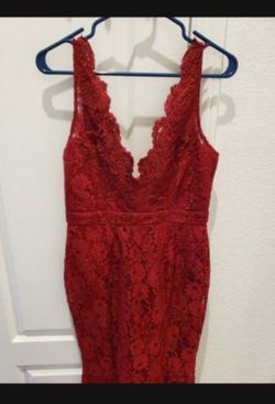 Formal Mermaid Dress- M