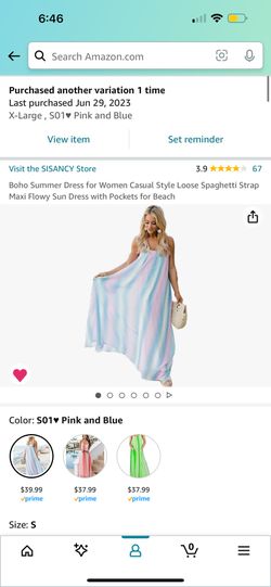 Gender Reveal Dress - Size: Large