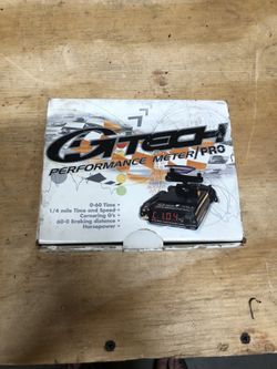 G Tech performance meter