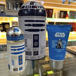 R2D2 Star Wars Storage Perfume Set For Boys/ Men Cologne Bottle & Shower Gel 
