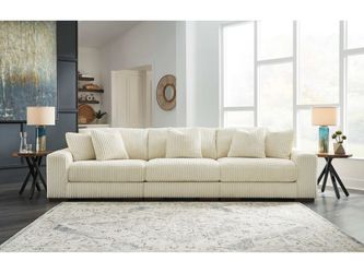 Lindyn Ivory 3pc Sectional Sofa (Online Special Price)