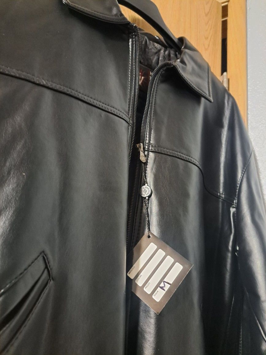 2 Mens Black Jacket!$30 Each Or 50 for Both.