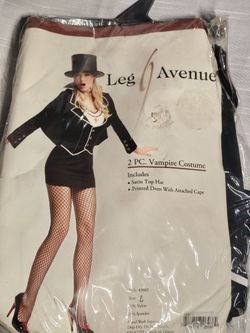 Leg Avenue 2-Piece Vampire Costume Size L